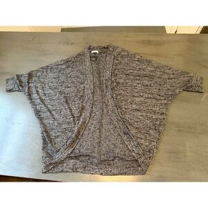 gray GINGER G light cardigan sweater size large